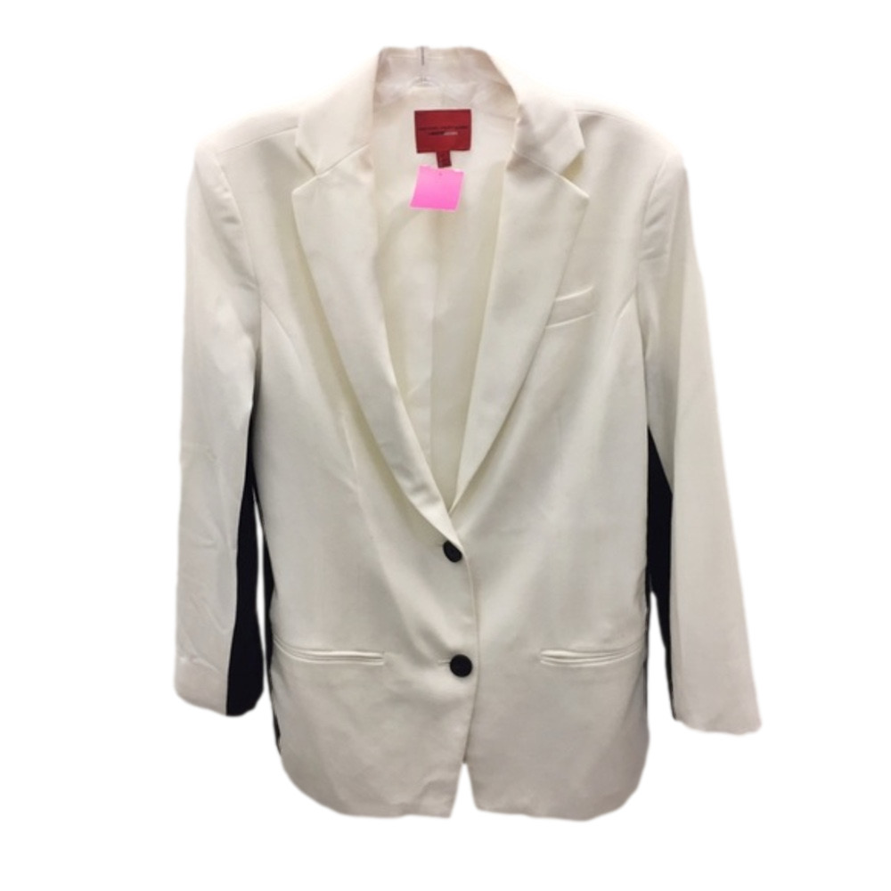 Narciso Rodriquez Black/Cream Colorblocked Blazer